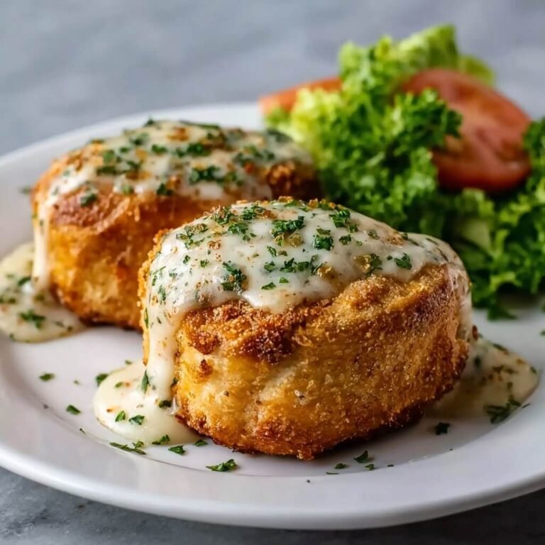 How to Make Decadent Chicken Pillows with Garlic Parmesan Sauce for Cozy Dinners