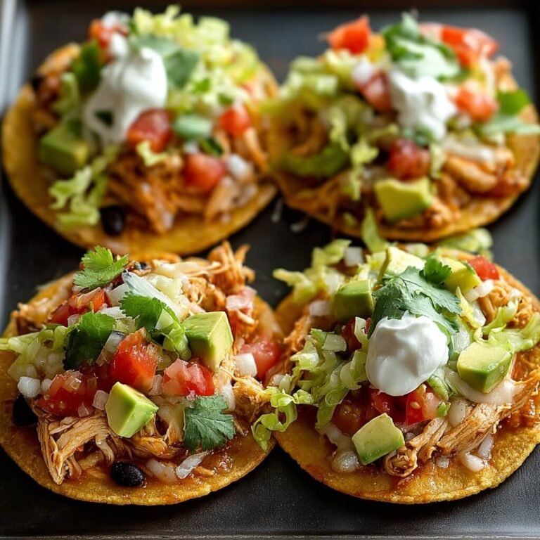How to Make Mexican Rotisserie Chicken Tostadas: Flavorful & Easy at Home