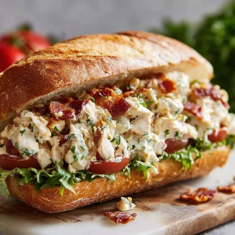 Easy Chopped Chicken Bacon Ranch Sandwich Recipe for Fast Flavor at Home