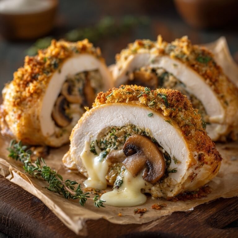 Gouda & Mushroom Stuffed Chicken Recipe for Rich, Flavorful Dinners