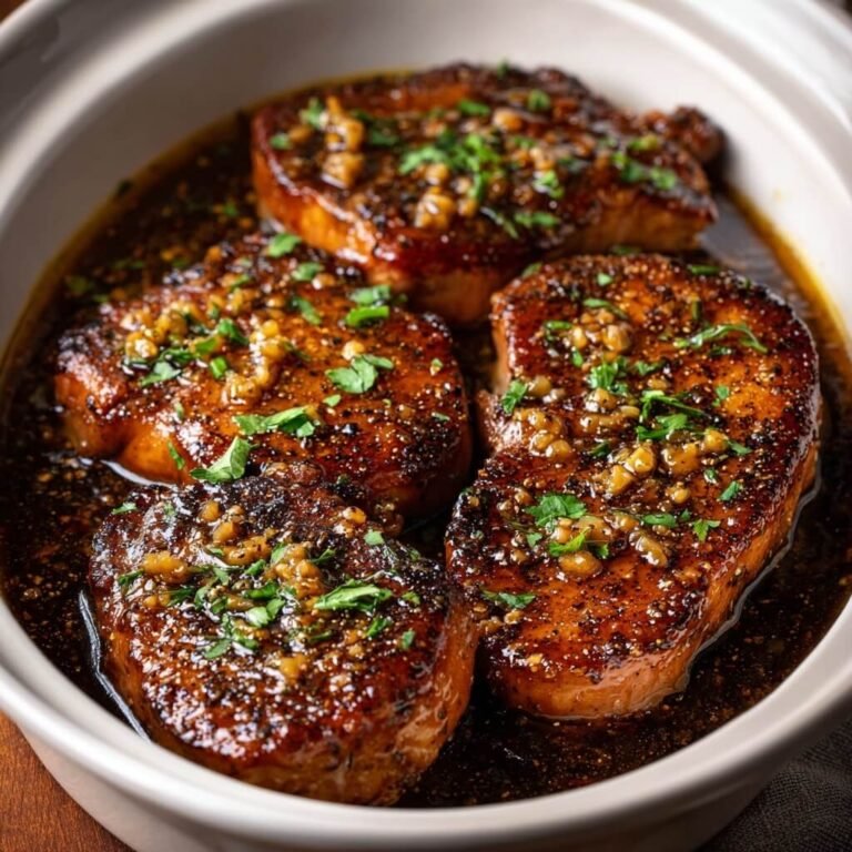 Slow Cooker Honey Garlic Butter Pork Chops for Tender, Flavor-Packed Dinners