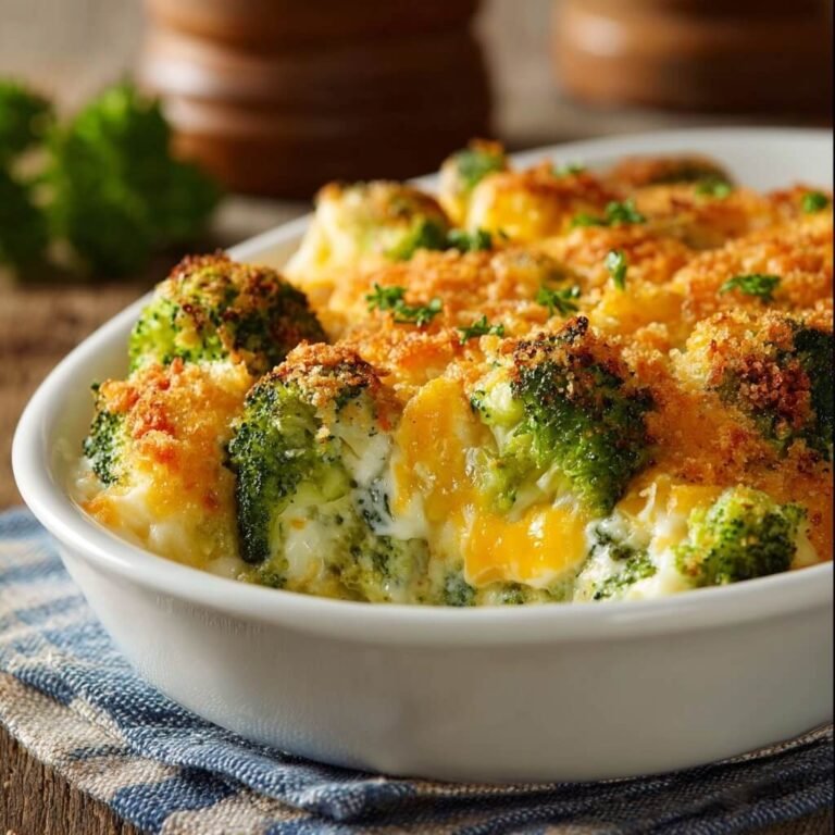 Creamy Spinach Broccoli Cheese Casserole: Easy Comfort in Every Bite