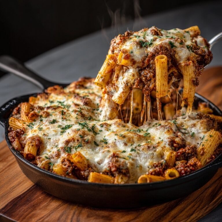 Cheesy Baked Ziti with Ground Beef: A Simple, Flavorful Family Favorite