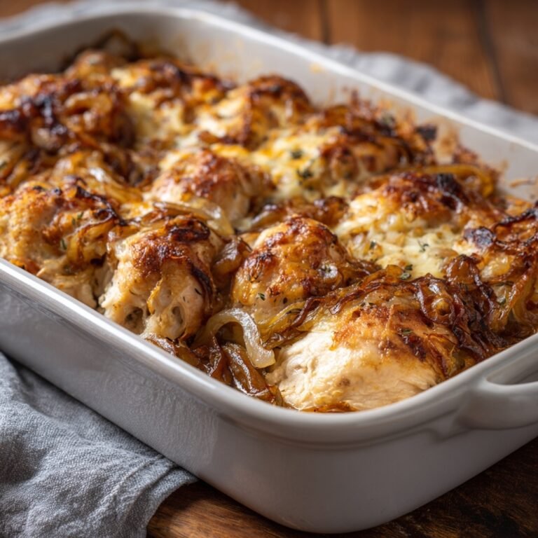 How to Make a Perfect French Onion Chicken Bake for Cozy Dinners