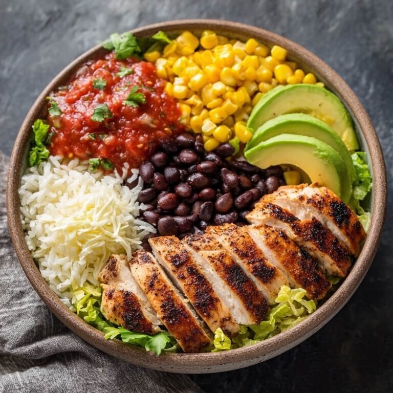 High Protein Chicken Burrito Bowls for Fast, Flavorful Meals