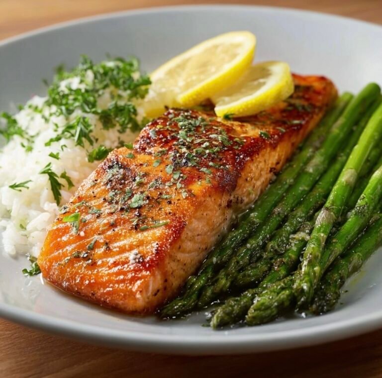Perfect Pan-Seared Salmon & Asparagus: A Quick, Flavorful Dinner