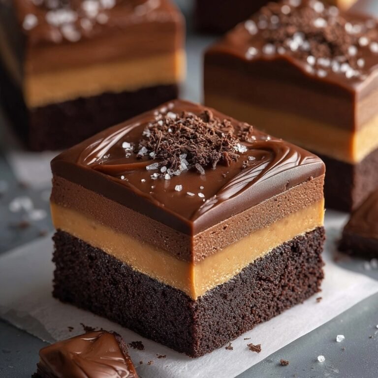 Indulge in Decadence with Millionaire Brownies: A Rich Chocolate Delight