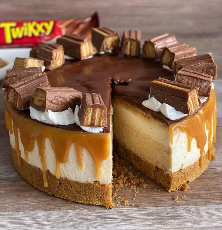Easy No-Bake Twix Cheesecake Recipe for Irresistible Dessert Cravings