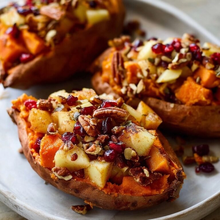Apple Spiced Stuffed Sweet Potatoes for Cozy, Flavorful Meals