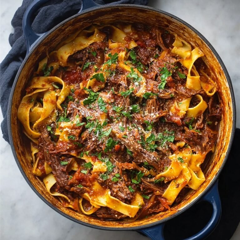 Dutch Oven Short Rib Ragu with Pappardelle: A Cozy, Flavorful Dinner Recipe