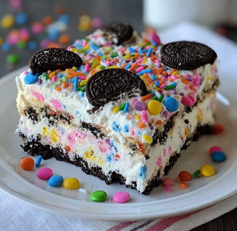 How to Make No Bake Funfetti Oreo Icebox Cake That’s Perfectly Sweet and Simple