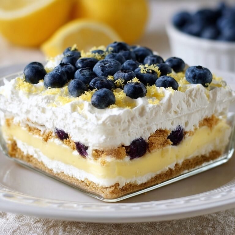 Lemon Blueberry Delight No Bake Recipe You’ll Crave Every Day