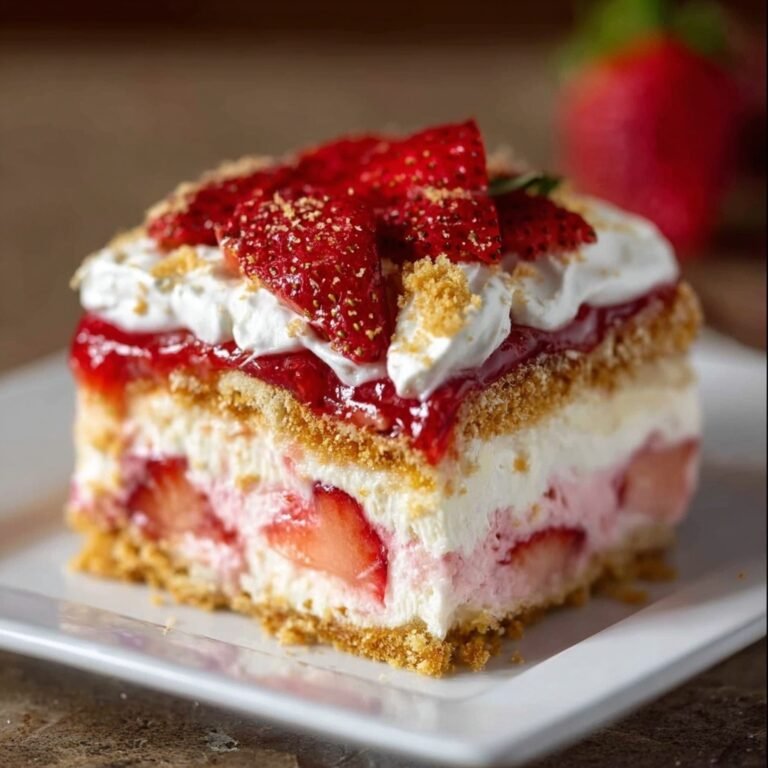 How to Make Strawberry Cheesecake Lasagna – A No-Bake Layered Delight