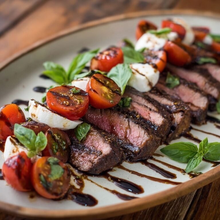 Balsamic Caprese Grilled Flank Steak Recipe for Flavor-Packed Summer Meals