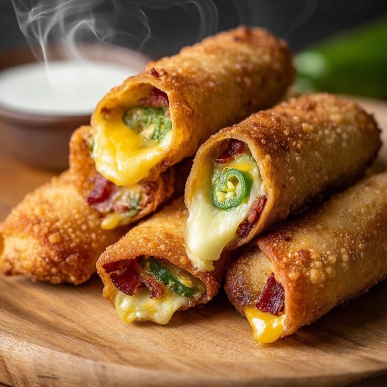 How to Make Crispy, Flavor-Packed Bacon Jalapeño Popper Eggrolls at Home