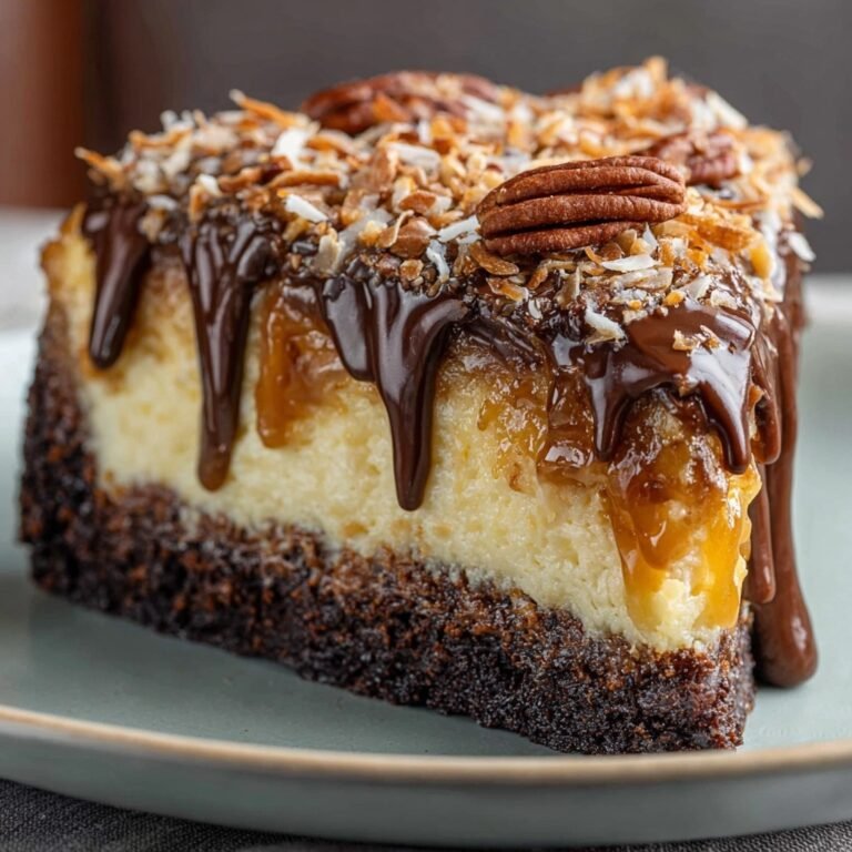 Irresistible German Chocolate Cheesecake Recipe for a Decadent Dessert Experience