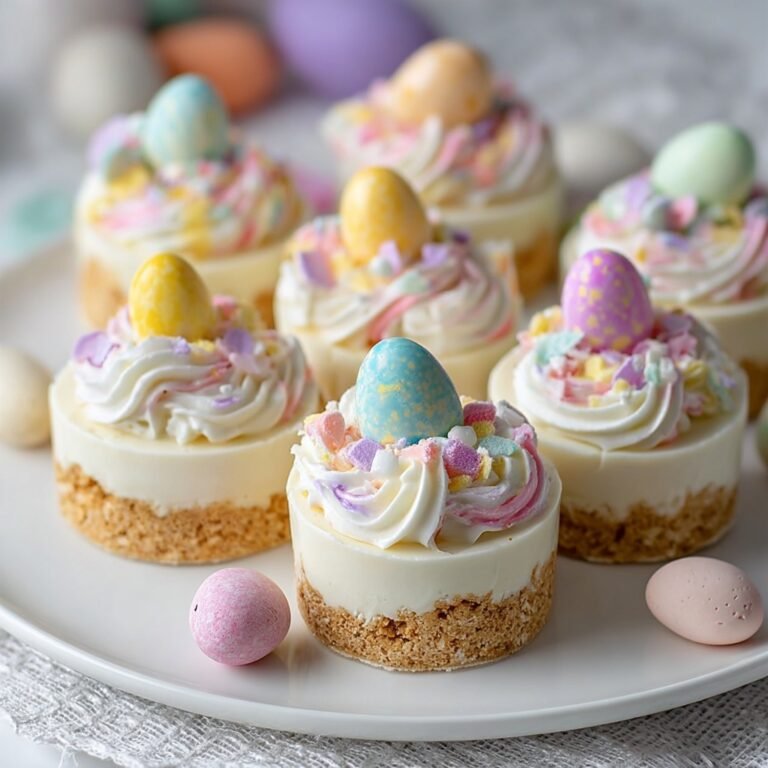 Easy Easter No Bake Mini Cheesecakes for a Festive Treat
