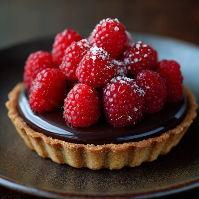 Easy Chocolate Raspberry Tart Recipe for an Impressive Homemade Dessert