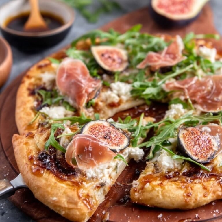How to Make Savory Fig Jam Pizza with Goat Cheese & Prosciutto at Home
