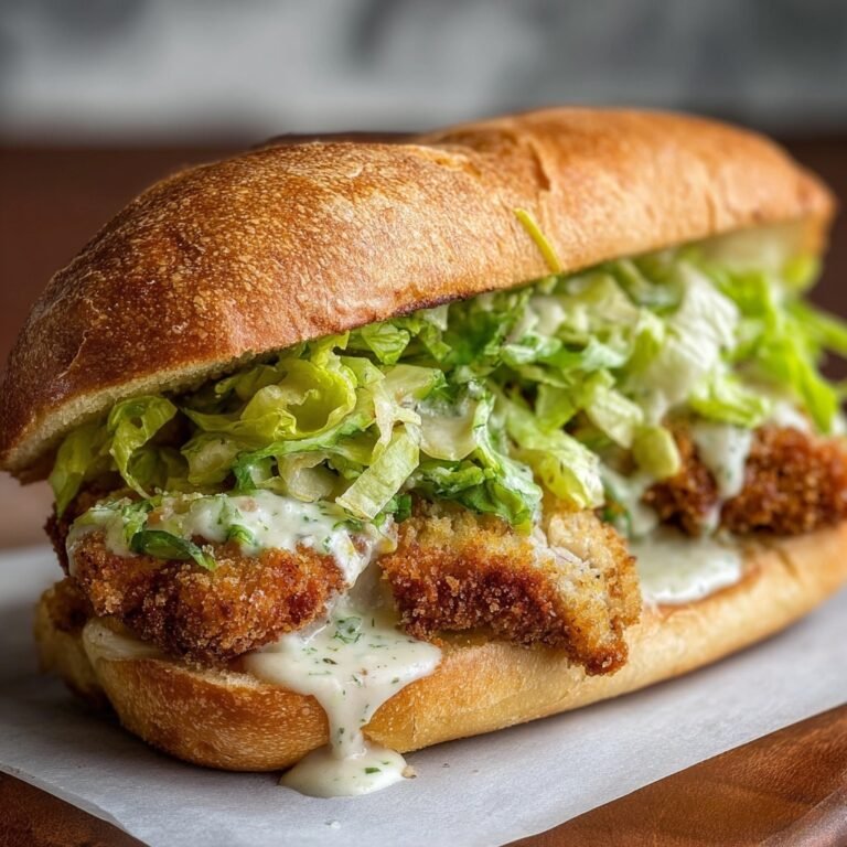 Crispy Chicken Caesar Sandwich Recipe for Quick Flavorful Meals