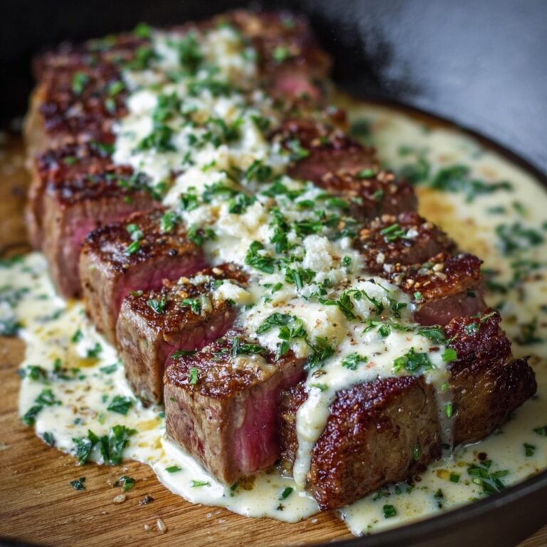 How to Make the Best Steak Ever with Creamy Garlic Sauce at Home