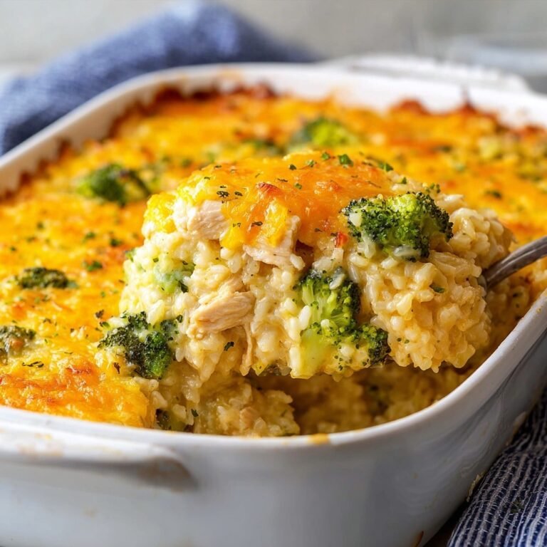 Chicken Broccoli Rice Casserole: A Cozy, One-Dish Comfort Meal