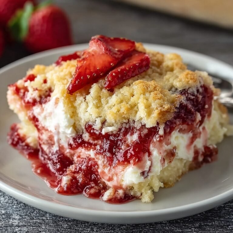 Deliciously Easy Strawberry Cheesecake Dump Cake Recipe for Any Occasion