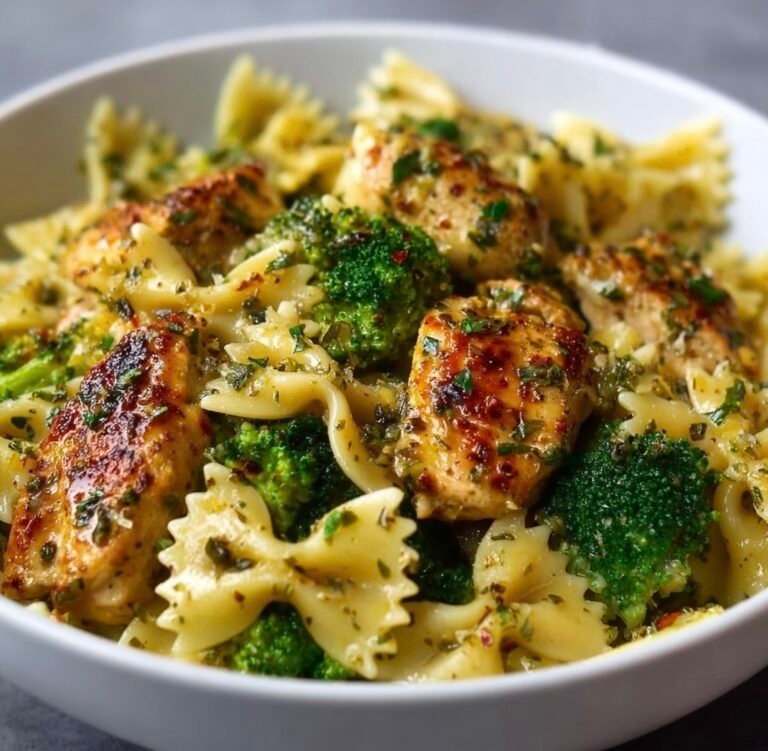 Zesty Cowboy Butter Lemon Bowtie Chicken & Broccoli Recipe for Easy Weeknight Dinners