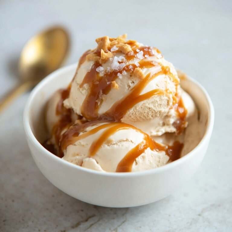 How to Make Easy Salted Caramel Frozen Yogurt at Home