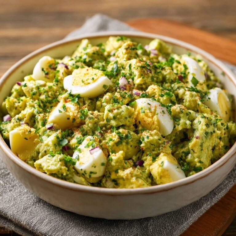 Creamy Avocado and Egg Delight Salad Recipe for a Quick, Nourishing Meal