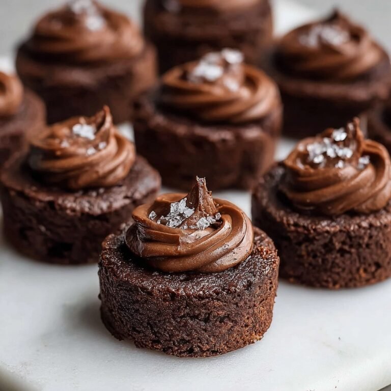 How to Make Brownie Bites with Whipped Chocolate Ganache for Decadent Mini Treats
