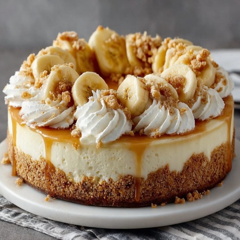 Creamy Banana Pudding Cheesecake Recipe for Easy, Comforting Desserts