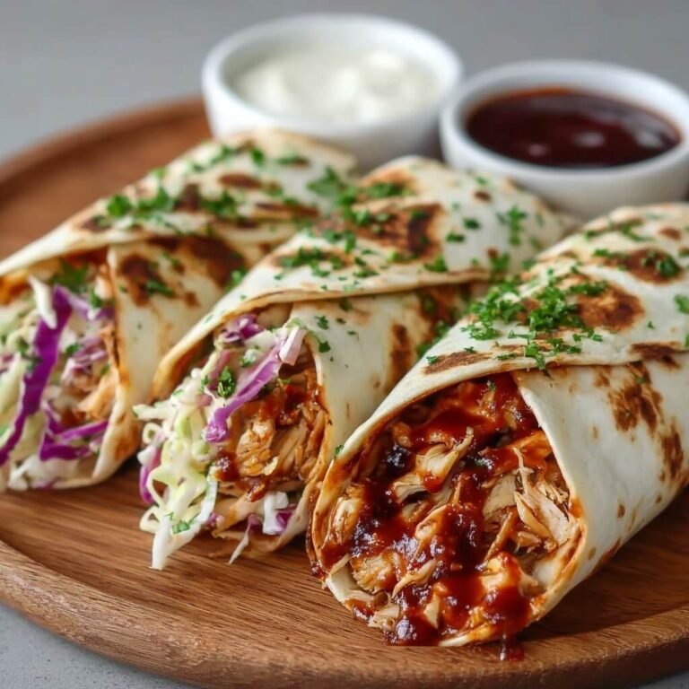 Easy BBQ Chicken Coleslaw Wraps for Flavorful Weeknight Meals