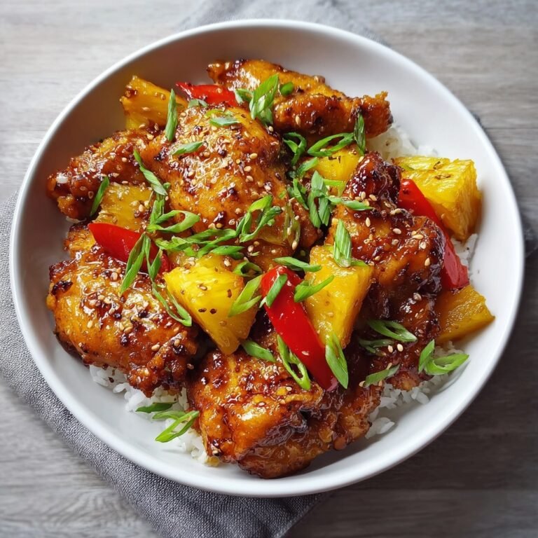 How to Make Sticky Pineapple Chicken in Your Crockpot for a Sweet & Savory Meal