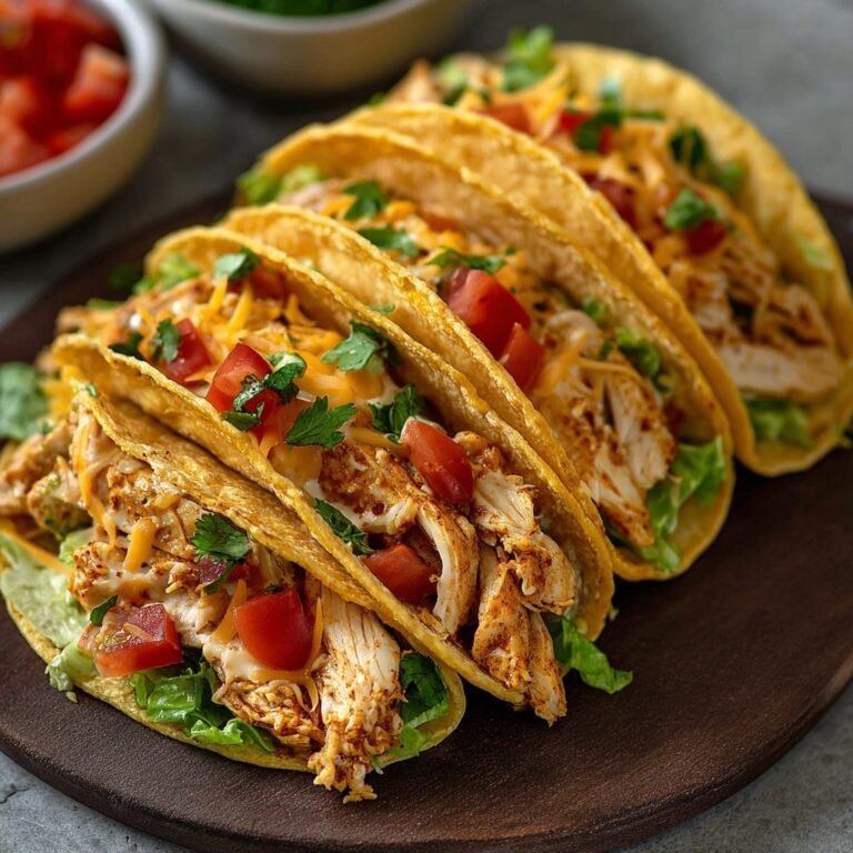 Juicy Chicken Tacos Recipe for Flavor-Packed Weeknight Meals
