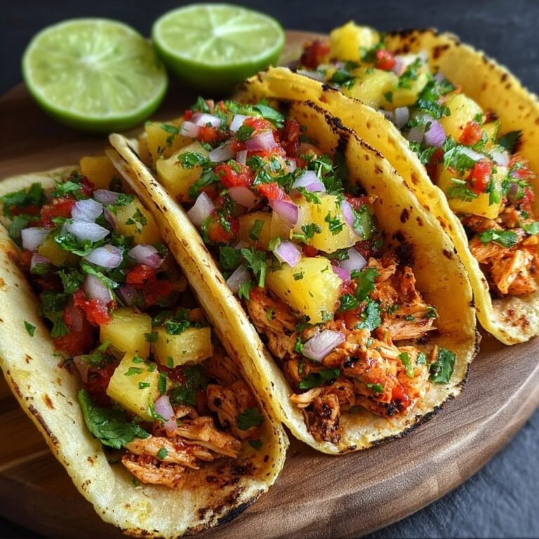 Easy Pineapple Chicken Tacos Recipe for Flavorful Weeknight Dinners