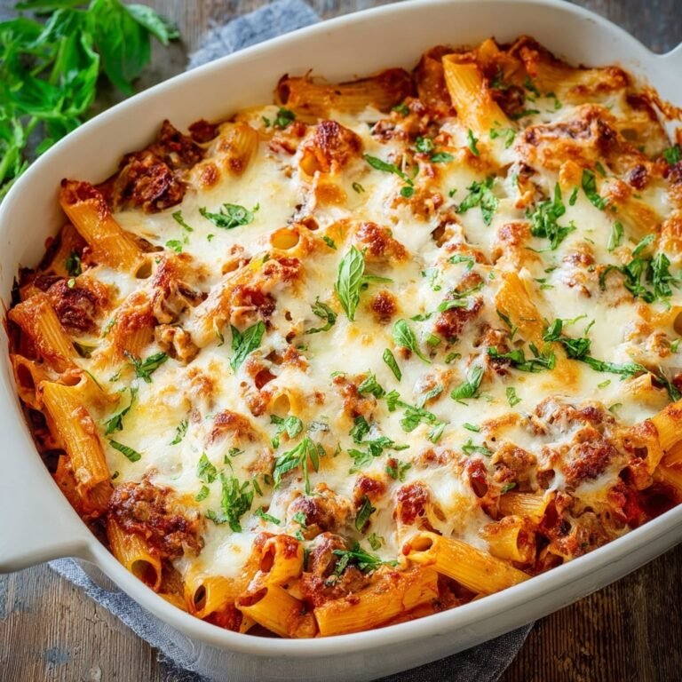 Classic Sausage Pasta Bake Recipe for Easy Comfort Food Dinners
