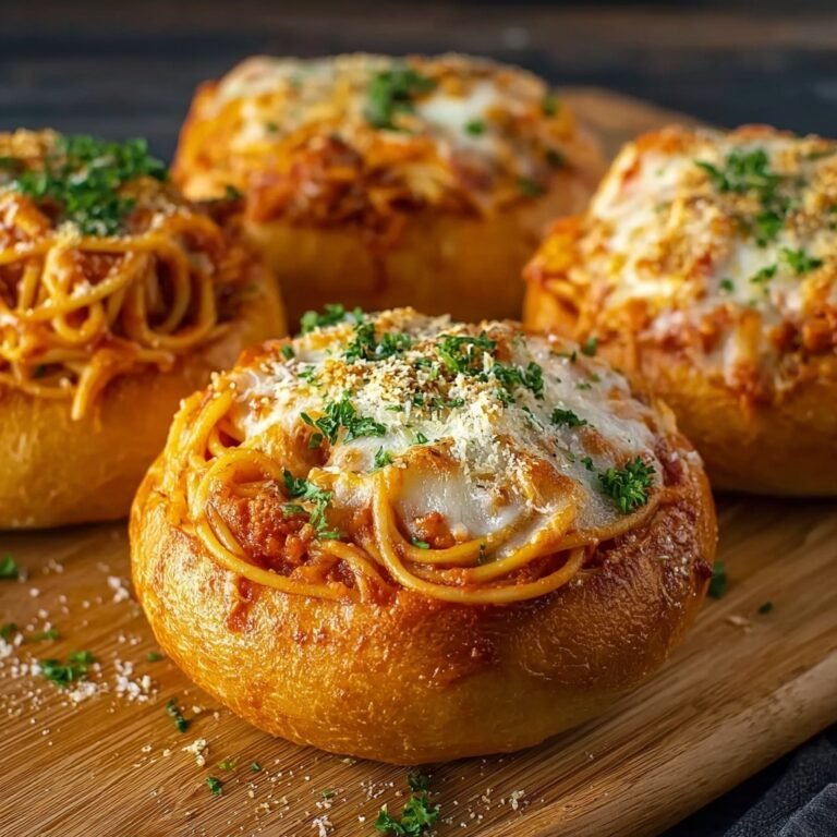 Easy Spaghetti Garlic Bread Bowls for Effortless Weeknight Dinners