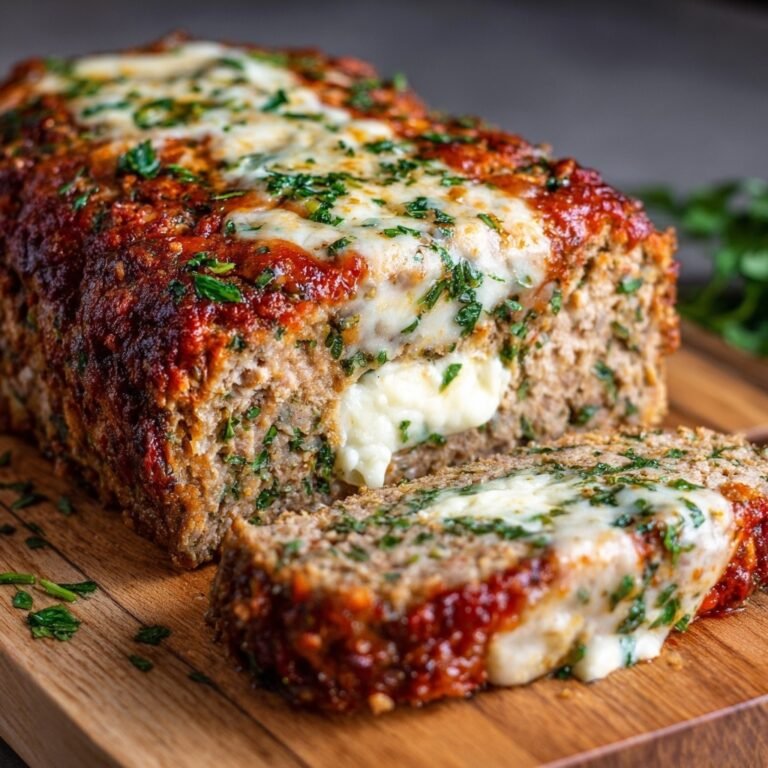 Irresistible Cheesy Garlic Parm Chicken Meatloaf Recipe for Cozy Weeknight Dinners