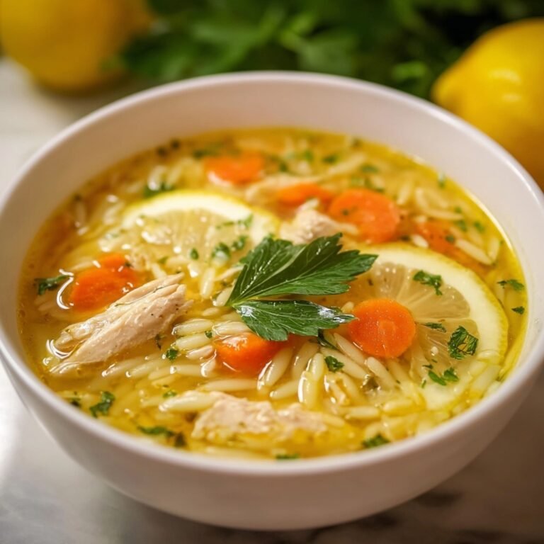 Easy Mediterranean Lemon Chicken Soup Recipe for Cozy Family Meals