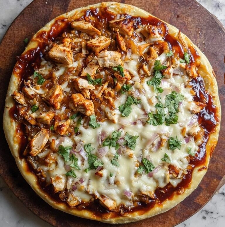 How to Make Homemade BBQ Chicken Pizza with Caramelized Onions That Bursts with Flavor