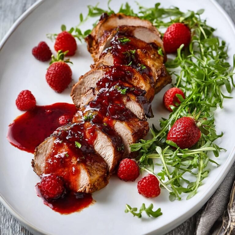 How to Make Tender Pork Tenderloin with Strawberry Glaze for Easy Weeknight Dinners