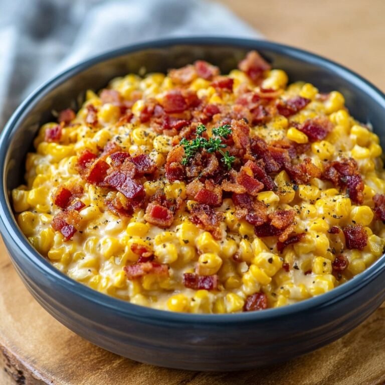 How to Make Slow Cooker Cheddar Corn with Bacon for a Flavorful Comfort Side