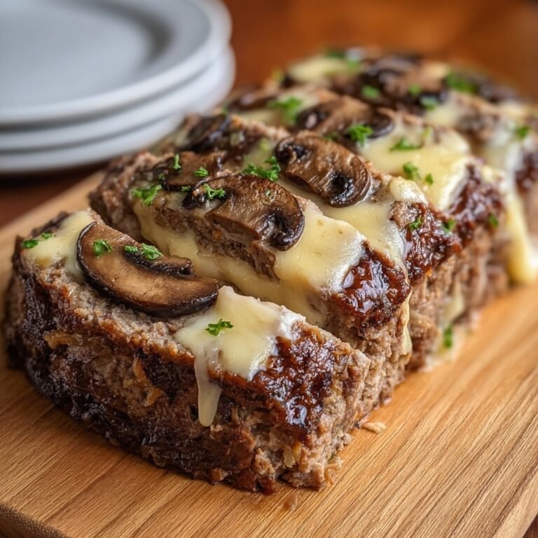How to Make Perfect Mushroom Swiss Cheese Meatloaf in Your Crockpot